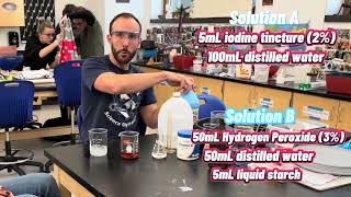 🧪💥 How to do the Amazing Iodine Clock Reaction | #simplescience #chemistry #chemicalreactions