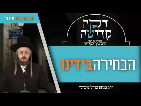דקה מתורתו של רבינו האלשיך הקדוש - יום ב' פרשת בלק