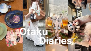 vlog⌇﻿カフェ巡りで癒されるオタクの休日☕️⟡.·￤ダイヤのA原画展in名古屋⚾︎‎￤自分なりのかわいいもの摂取.•♬ etc.