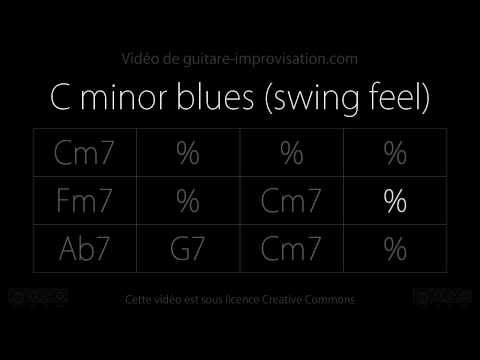 C minor Blues : Backing Track (Jazz/Swing feel)