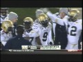 2010 Nov 4 Josh Nesbitt Touchdown Funny Play Call.