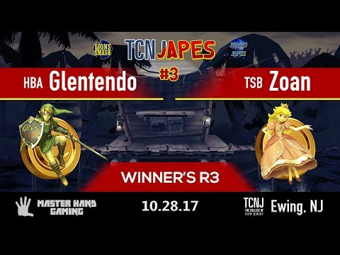 TCNJapes 3 - HBA | Glentendo (Link) vs. TSB | Zoan (Peach) - Winner's R3