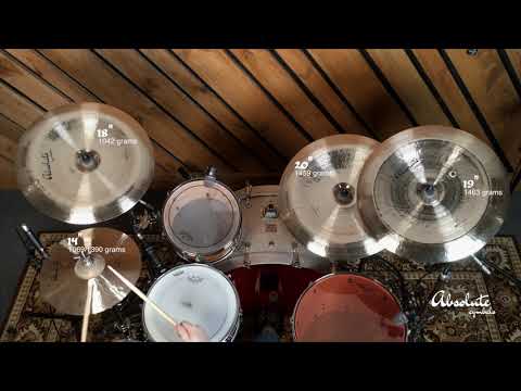 14" Absolute Cymbals Custom Shop Hi Hat - 1069/1390 grams