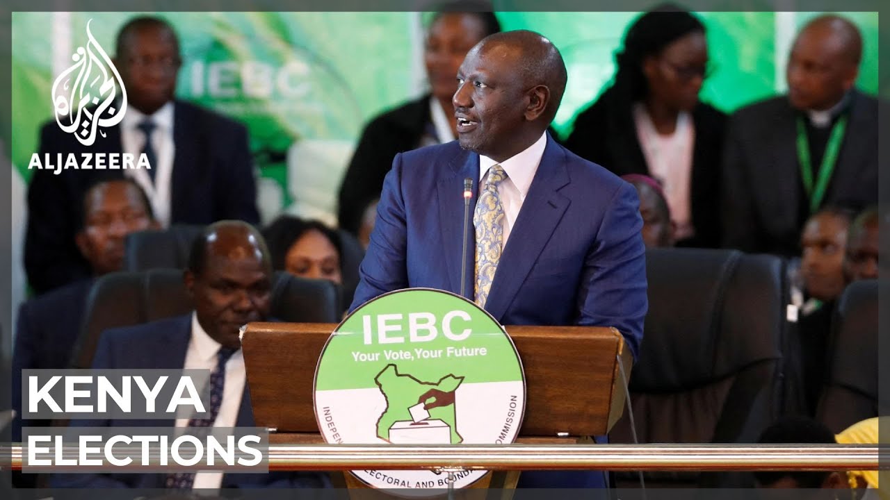 Kenya's deputy president Ruto declared election winner