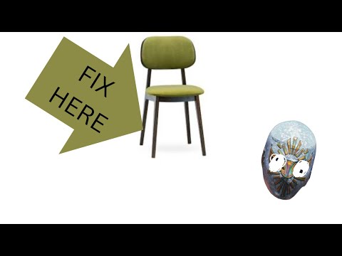 how to fix a wooden chair leg by JAYDC