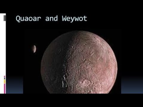 Quaoar and Weywot - The Red Dwarf Planet & The Darkest Moon