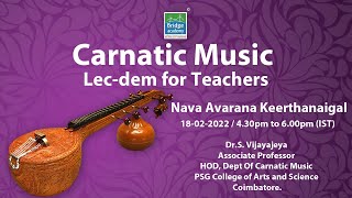 Nava AvarnaKeerthanaigal By Dr.S.Vijeyajaya