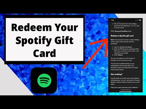 How to Redeem Your Spotify Gift Card