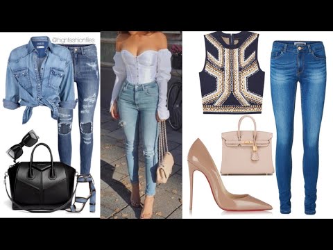 LOOKS FABULOSOS DE MODA PRENDAS TOTAL MEZCLILLA TENDENCIAS 2022 IDEAS CON ROPA QUE NO PASA DE MODA!