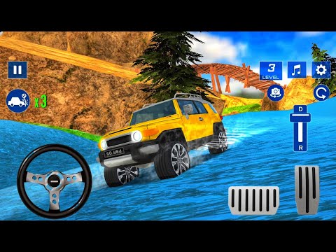 Offroad Jeep Hill 4x4 Driving Simulator - Luxury SUV Prado Mountain Drive - Car game - Android games
