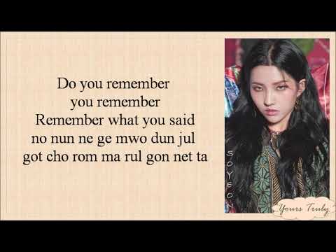 (G)I-DLE (여자 아이들) - HANN (Alone (한)) Easy Lyrics