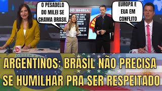 Argentinos Largam O Aço No Milei Ao Falar Do Brasil… EUROPA E EUA EM CRISE 