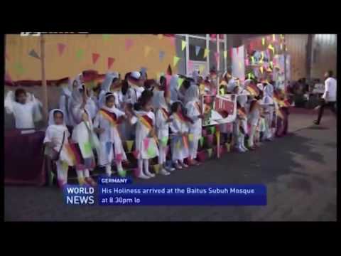 News: Khalifa of Islam arrives in Germany (27 August 2016) - Islam Ahmadiyya