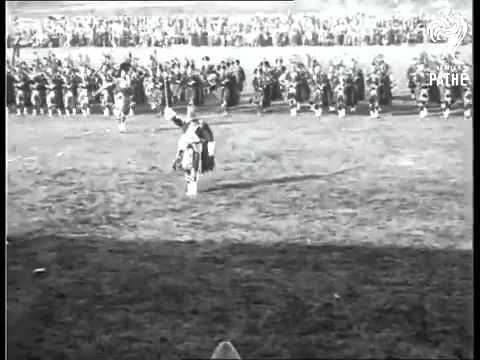Drum major at Cowal games 1926