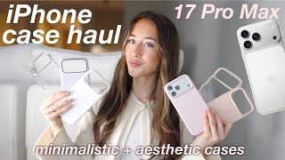 iPhone 17 Pro Max Case Haul | AMAZON PHONE CASES *cute & aesthetic*