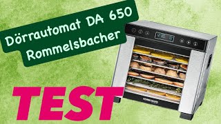 NEU!! Dörrautomat DA 650 von Rommelsbacher - wie klein darf Dörren sein?! TESTBERICHT