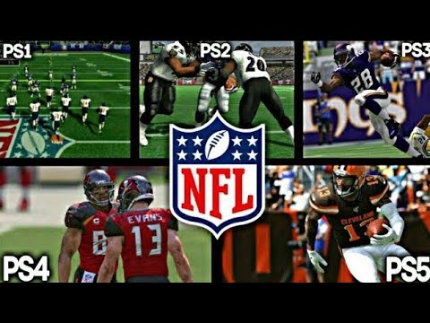 EVOLUTION OF MADDEN NFL GRAPHICS (1994-2022) PS1 VS PS2 VS PS3 VS PS4 VS PS5