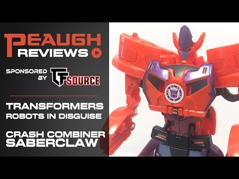 Video Review: Transformers: Robots in Disguise - Crach Combiners SABERCLAW