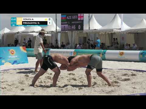 1/2 Men's BW - 90 kg: M. OZKAYA (TUR) v. D. PIRUZASHVILI (GEO)