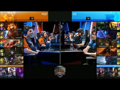 MSF vs OG Game 3 Highlights - MISFITS vs ORIGEN 2017 EULCS PROMOTION TOURNAMENT