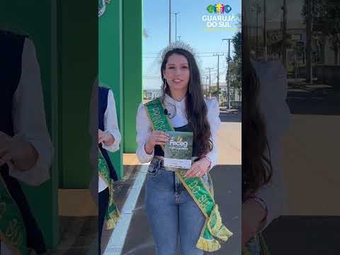 Soberanas de Guarujá do Sul convidam população para a 3ª FECEG