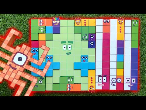 Looking for Numberblocks NEW 250 Puzzle Tetris Shape ASMR  | Numberblocks Satisfying Video