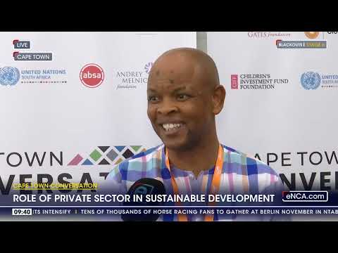 Role of private sector in sustainable development