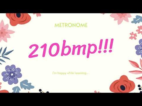 Metronome 210 bpm - by arahappy