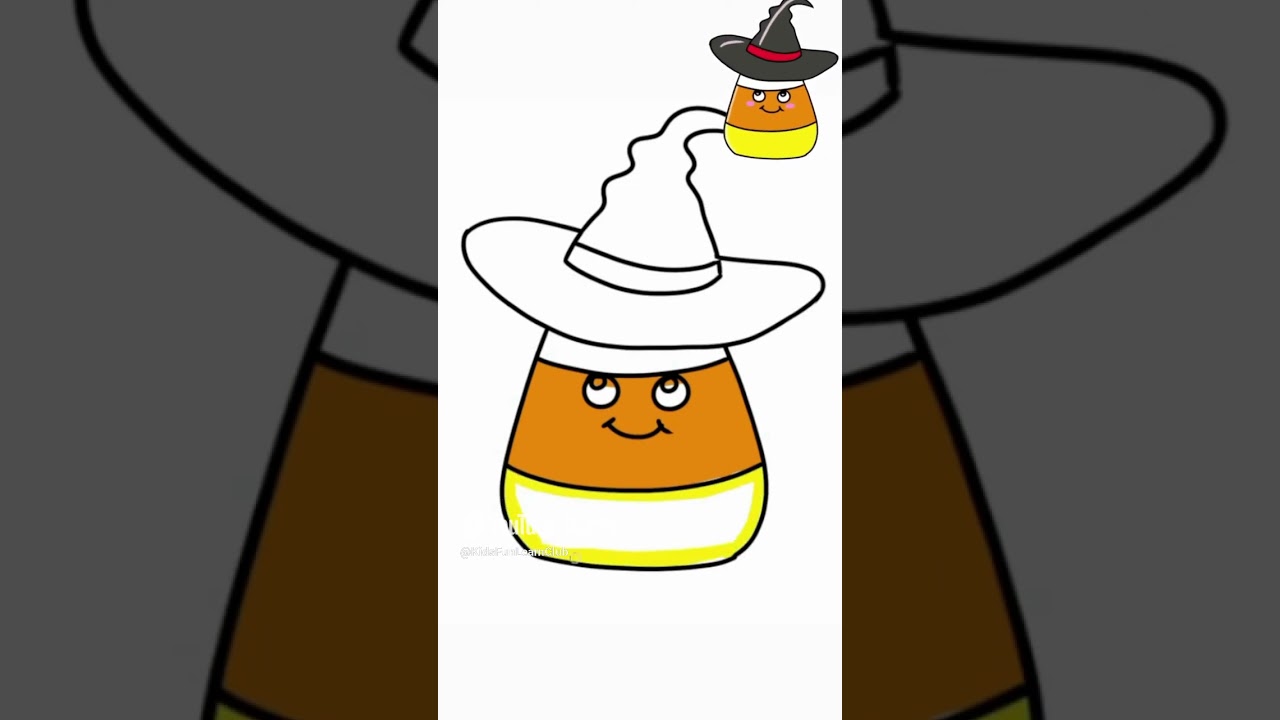 Candy Corn ITCH #drawing #viralvideo #viralshorts #viral #shorts #trending #tredingshorts #halloween