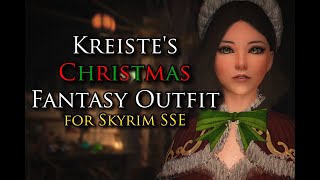 Kreiste's Christmas Fantasy Outfit for Skyrim SE