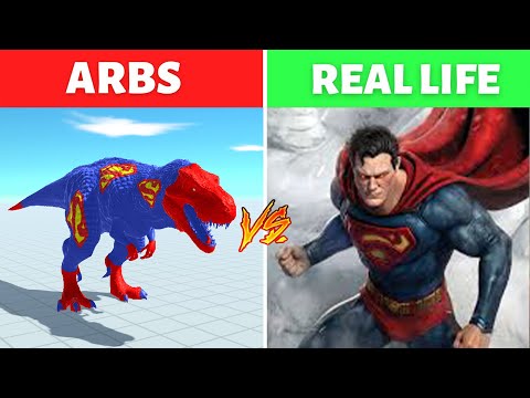 Superhero Units VS Fantasy World | ARBS vs REAL LIFE | Animal Revolt Battle Simulator