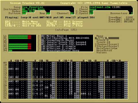 Skaven / Future Crew - Ice Frontier (1993) tracker music @ Gravis Ultrasound