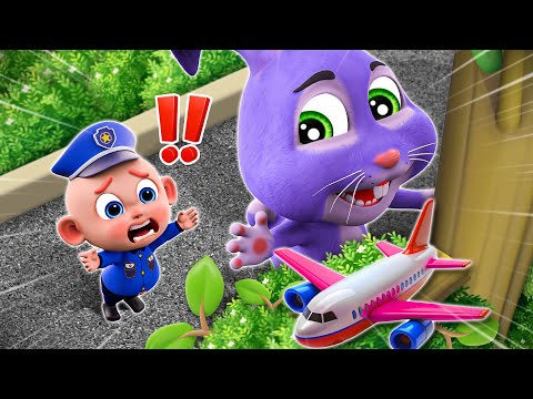 Police Officer Song 👮 | Cartoon Police For Kids | Animal Version | More Nursery Rhymes & Baby Song