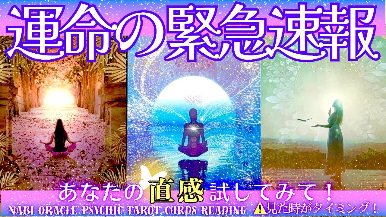 霊能者タロット🌈【運命の緊急速報】今この瞬間、あなたの魂に届けられている、とても重要なメッセージを受け取りました。