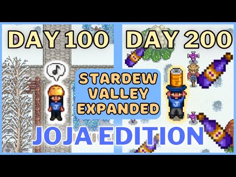 I played 200 days of Stardew Valley Expanded: JOJA EDITION