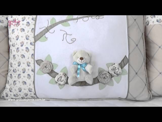 Quarto para Bebê Primavera Baby Azul | Ref: 47854