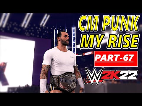 CM PUNK VS DOLPH ZIGGLER 2 OUT OF 3 FALLS MATCH |WWE 2K22 MY RISE