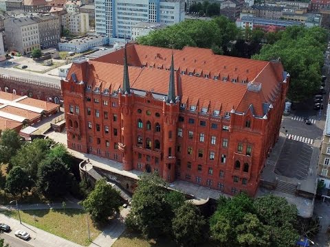 Urząd morski w Szczecinie z lotu ptaka