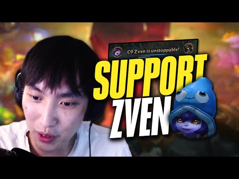 Just HOW GOOD is C9 Zven Support | Doublelift Ashe