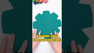 Before throw away old sweater, try this amazing transformation to make it beautiful and useful！