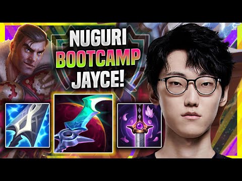 NUGURI CRAZY JAYCE GAME IN WORLDS BOOTCAMP! - FPX Nuguri Plays Jayce TOP vs Graves!