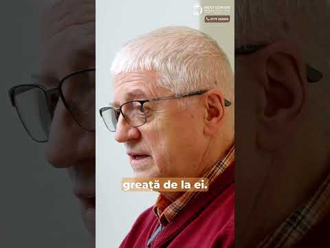 Nu mai dorea să poarte adezivi și a decis să își pună dantură fixă