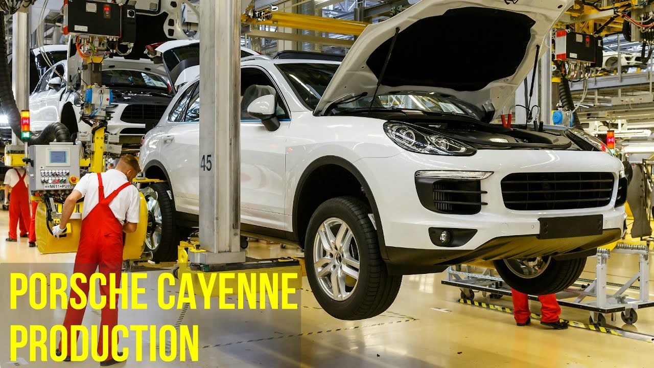 Porsche Cayenne and Porsche Panamera Assembly line