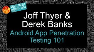 Android App Penetration Testing 101
