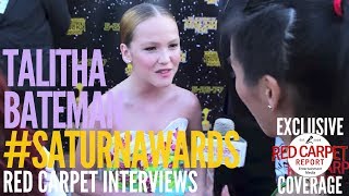Talitha Bateman interviewed at the 43rd Annual Saturn Awards #SaturnAwards video