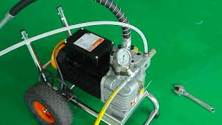 How To Setup and Use An Airless Paint Sprayer, Mortar sprayer, HD520-By NUEXPECT