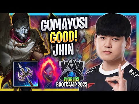 GUMAYUSI IS SO GOOD WITH JHIN! - T1 Gumayusi Plays Jhin ADC vs Cassiopeia! | Bootcamp 2023