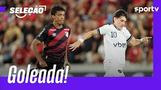 EM JOGO ATRASADO DO BRASILEIRÃO, BOTAFOGO É GOLEADO PELO ATHLETICO-PR | SELEÇÃO SPORTV | sportv