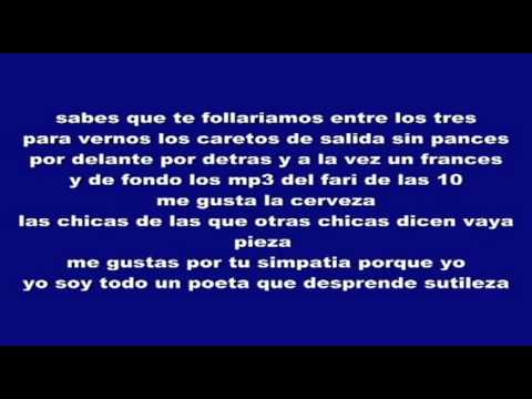 Santaflow, Aitor y Santero- Somos unos guarros (Instrumental con Letra) [KARAOKE]