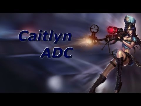 League Of Legends Officer Caitlyn Gameplay+Commentary